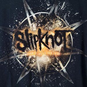 Slipknot Summers Last Stand Tour 2015 Size: Large Black T-Shirt Metal Band
